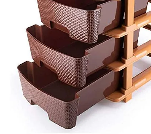 1181 Plastic Modular Drawer 3 Tier Organisers