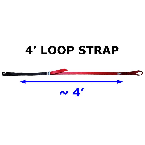 1" Cam Loop Strap - Color Coded Lengths