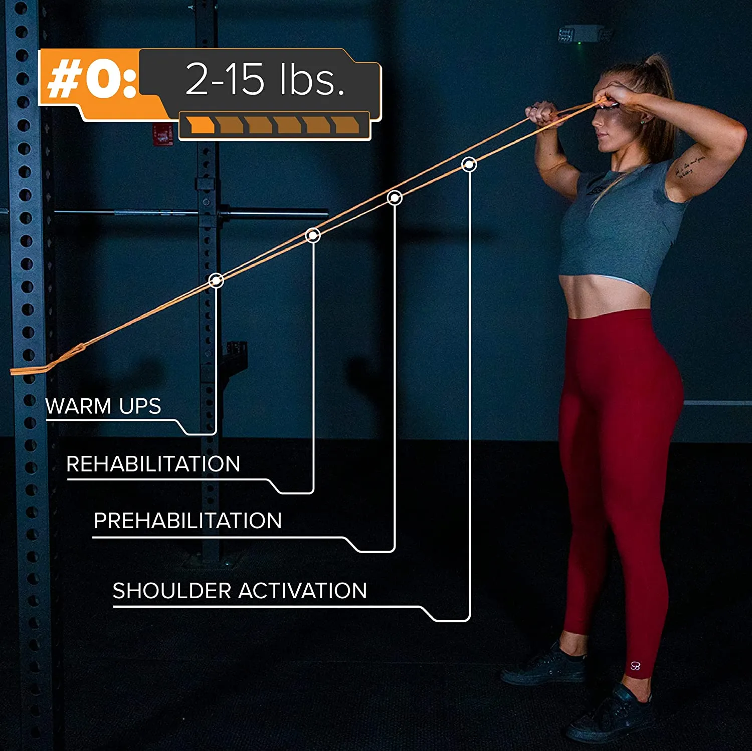 41" X-Heavy Resistance Band (80-200 lbs)