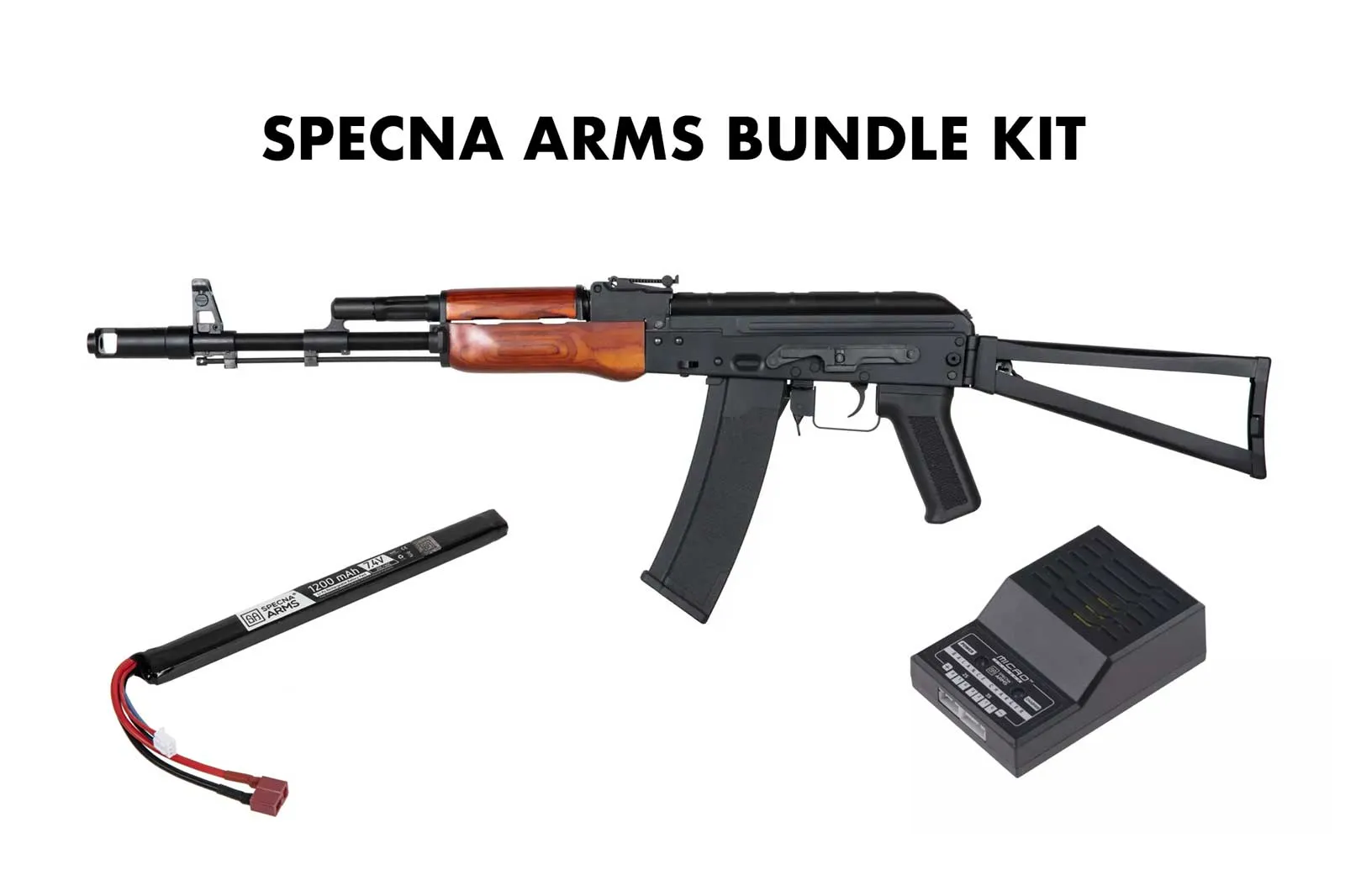 AK74S Bundle SA-J04 EDGE 2.0   Battery and Charger