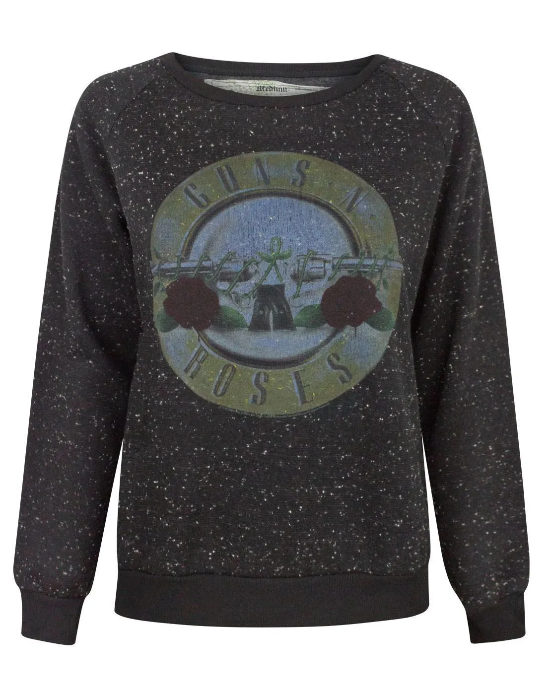 Amplified Guns N Roses Distressed Drum Women's Sweater