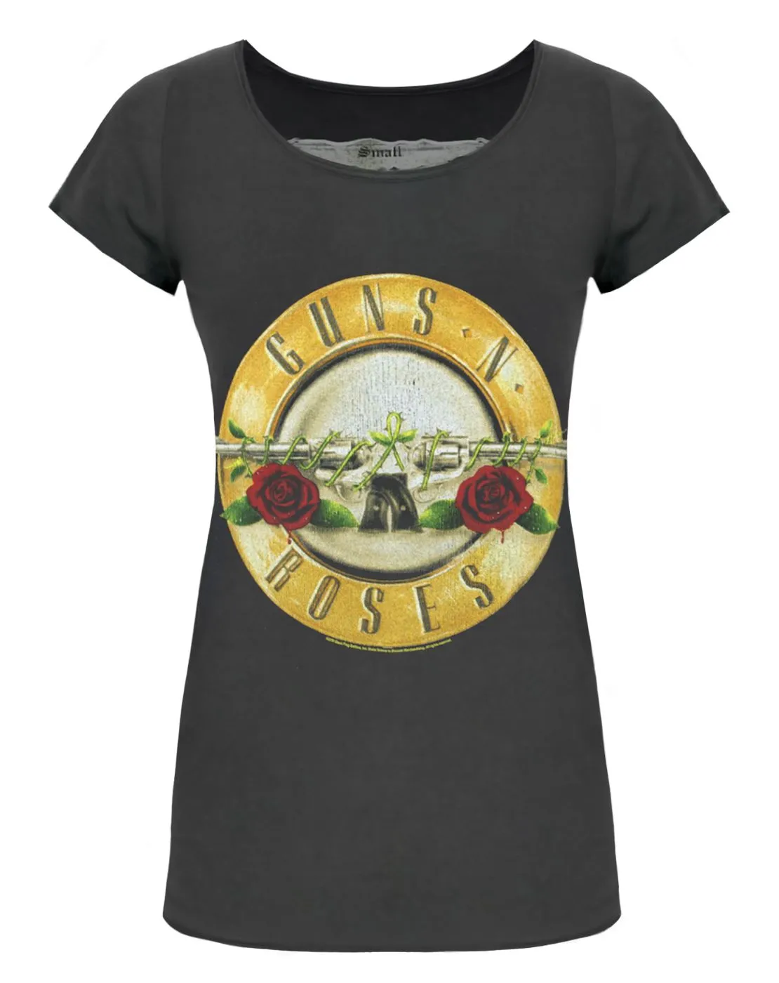 Amplified Guns N Roses Drum Women's Grey T-Shirt