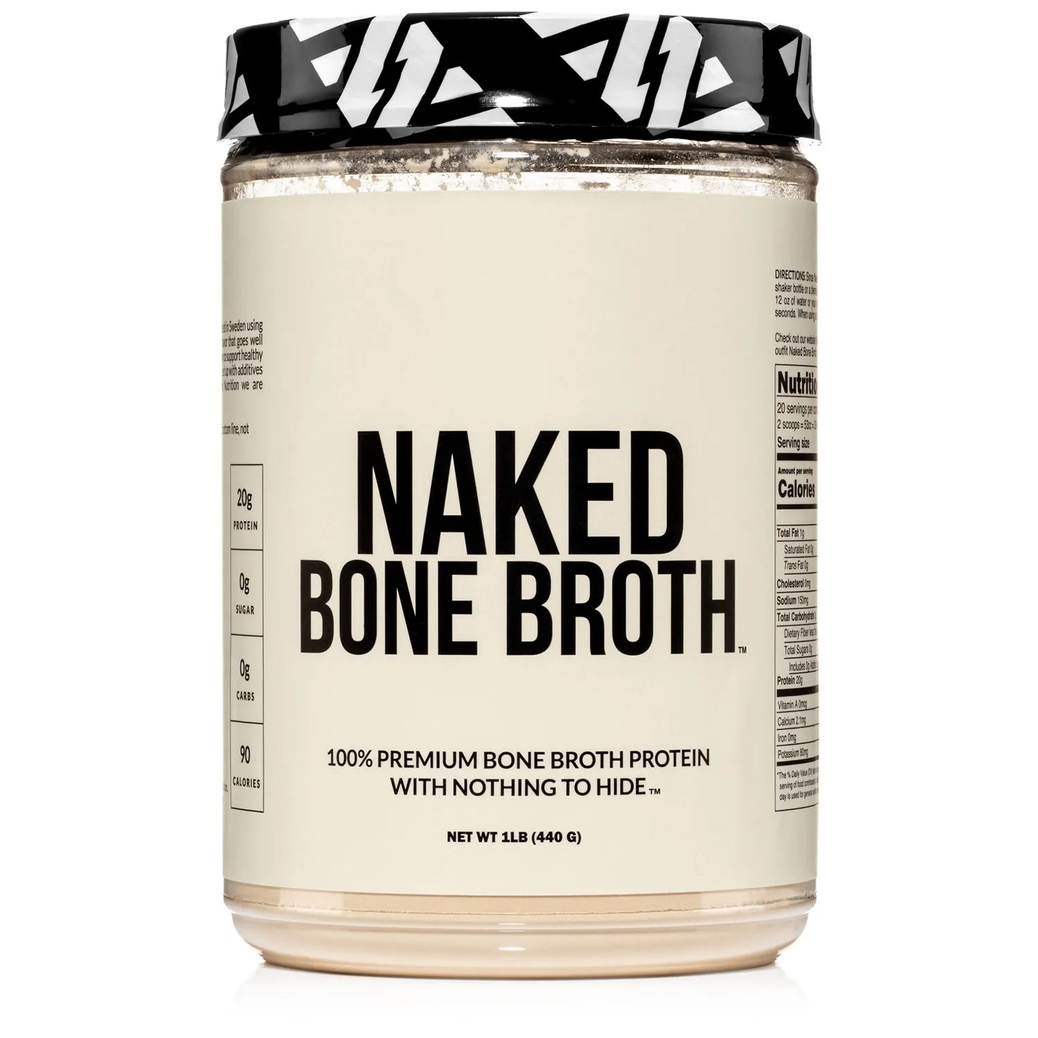 Bone Broth Protein Powder | Naked Bone Broth - 1LB