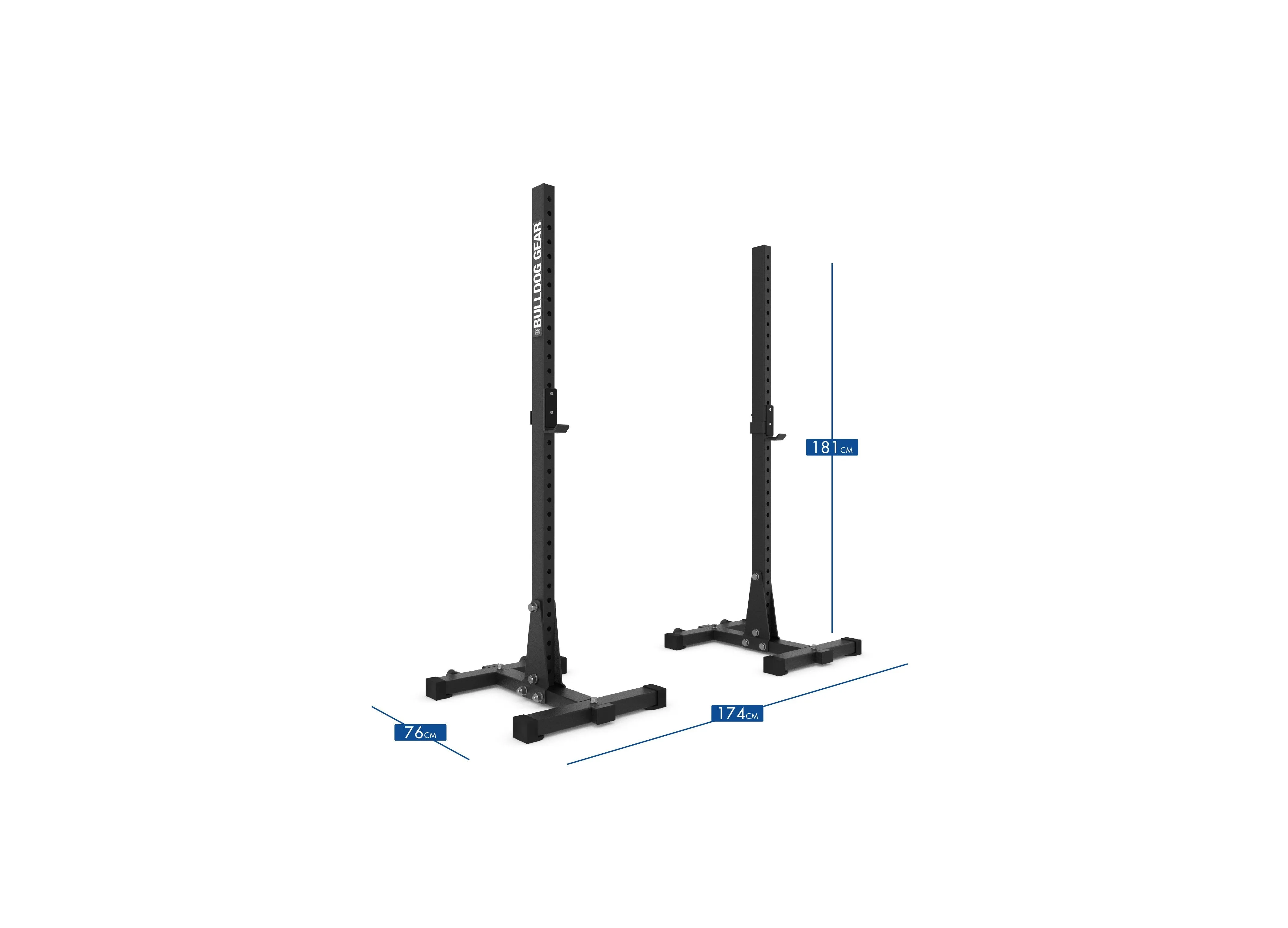 Bulldog Gear - BSSR-IND 1.8m Independent Squat Stands