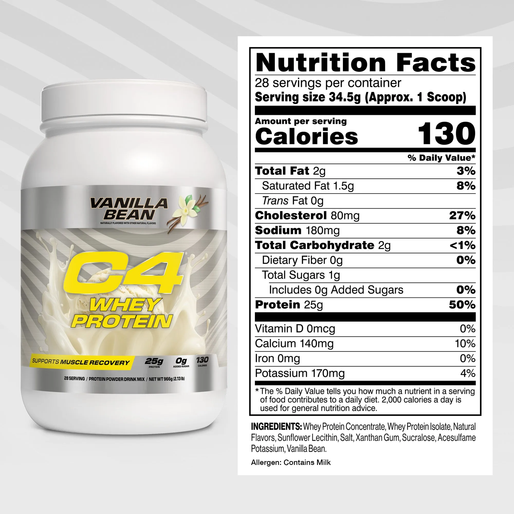 C4 Whey Protein Powder