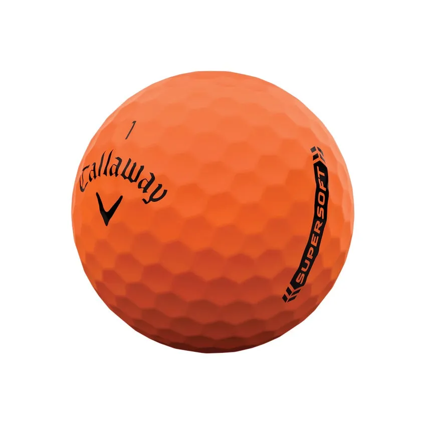 Callaway Supersoft Orange Golf Balls 2023 (1 Dozen)