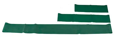 CanDo Band Exercise Loop - 3 piece set (10",15",30"), green - medium