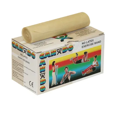 CanDo Latex Free Exercise Band - 100 yard (2 x 50 yard rolls) - Tan - xx-light