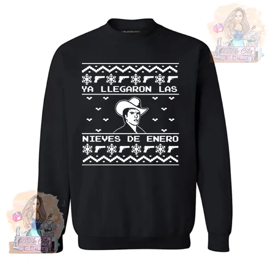 Chalino ugly XMAS BLACK sweater (guns guns)