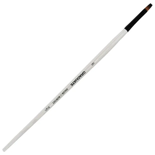 Daler Rowney Graduate Brush Long Handle Synthetic Bright 6=5mm