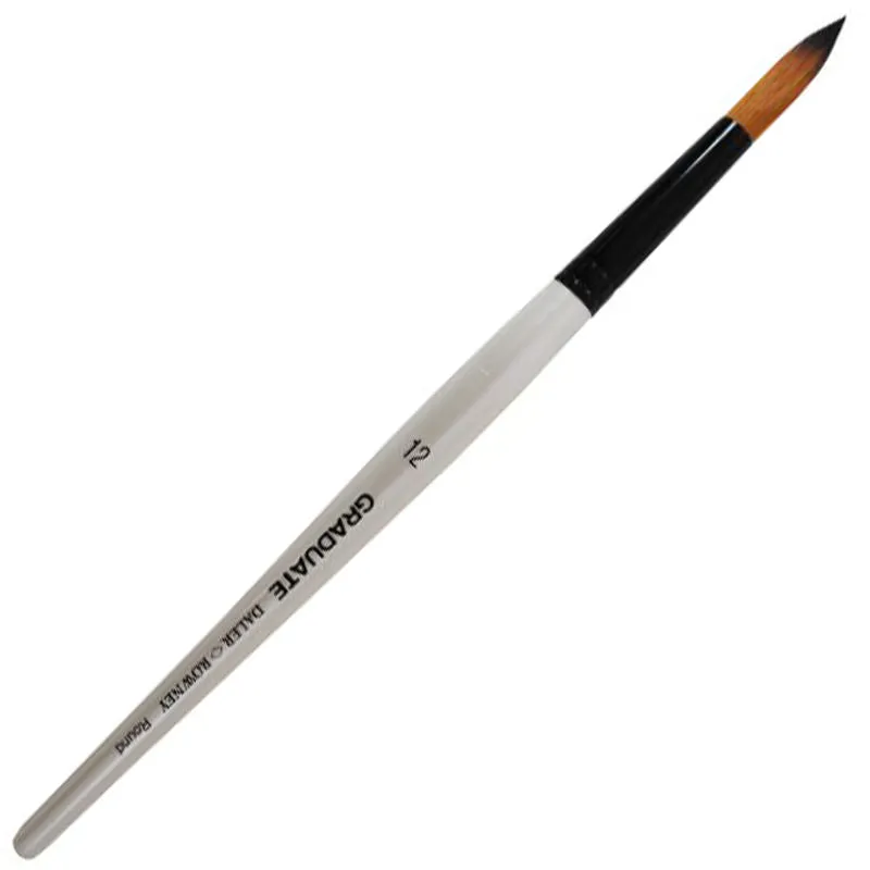 Daler Rowney Graduate Brush Short Handle Synthetic Round 12x9mm