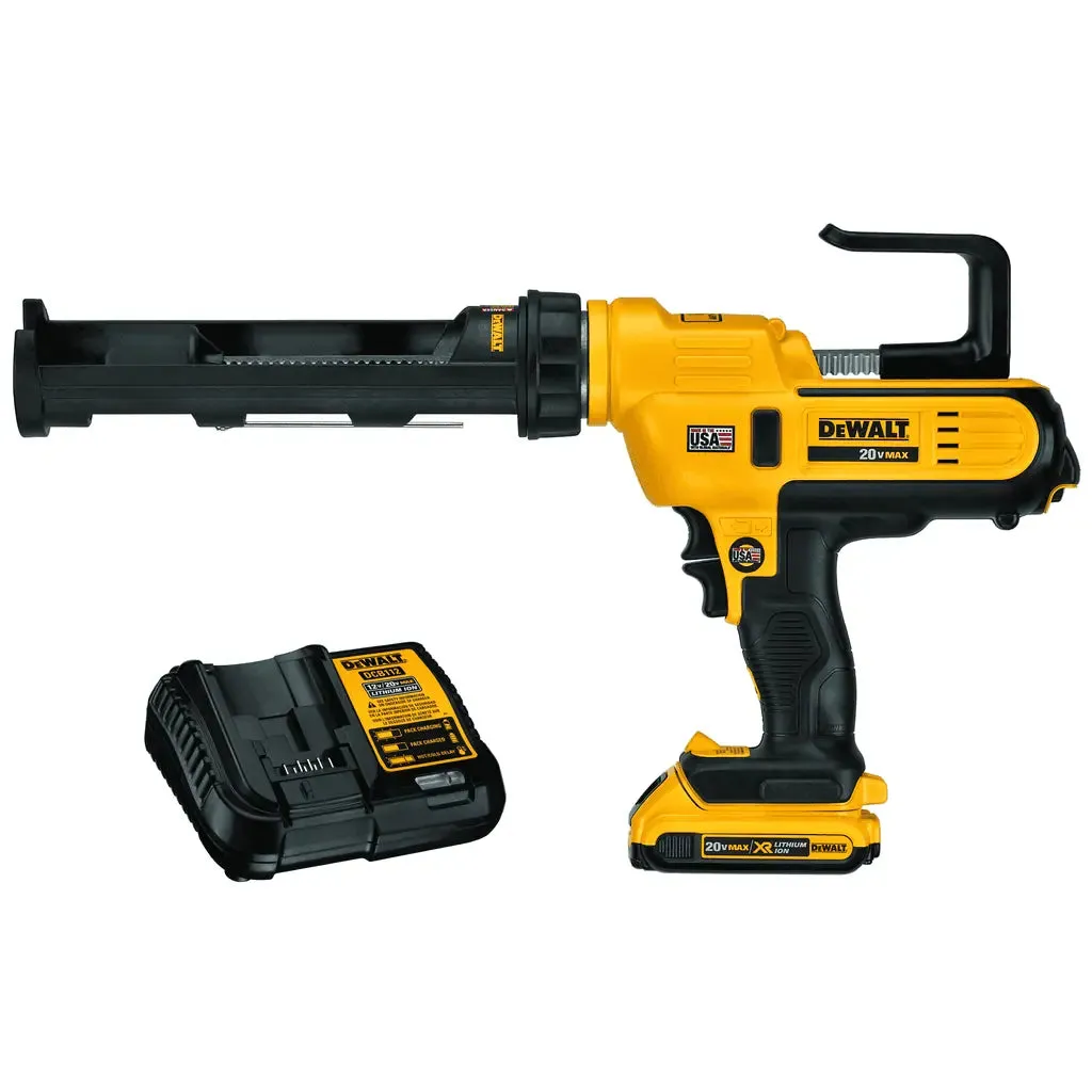 DeWalt 20V MAX* 10oz/300ml Adhesive Gun Kit with Battery and Charger