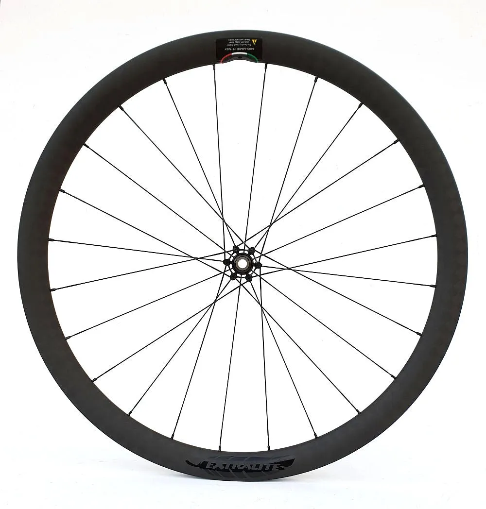 Extralite CyberDisc 38C 700c Carbon wheelset with Stainless Enduro Bearings