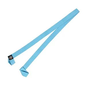 Fitness Mad Deluxe Yoga Pilates Belt Mat Block Carry Belt And Strap-Light Blue