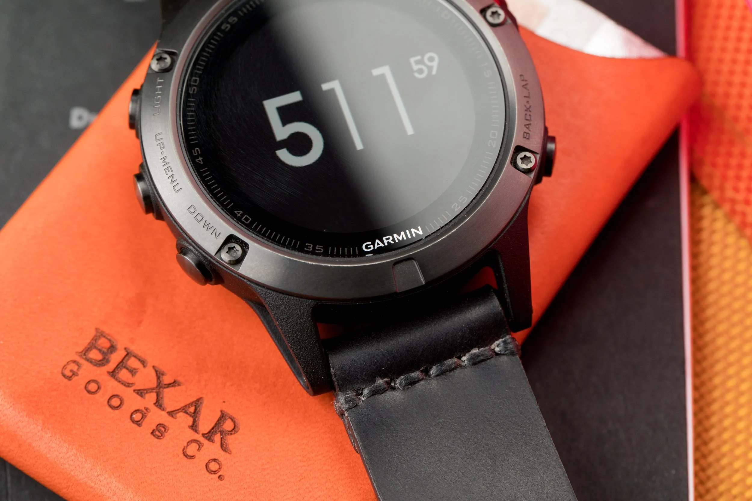 Garmin Fenix Classic Strap // Black Cordovan