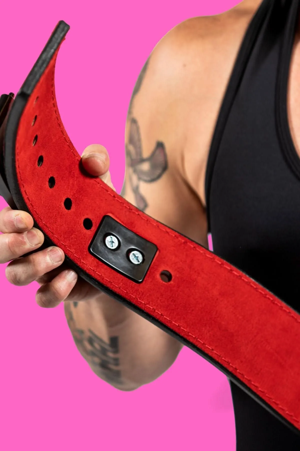 GRRRL Pioneer 3" Single 10mm Thick Double Suede Lever Power Lifting Belt