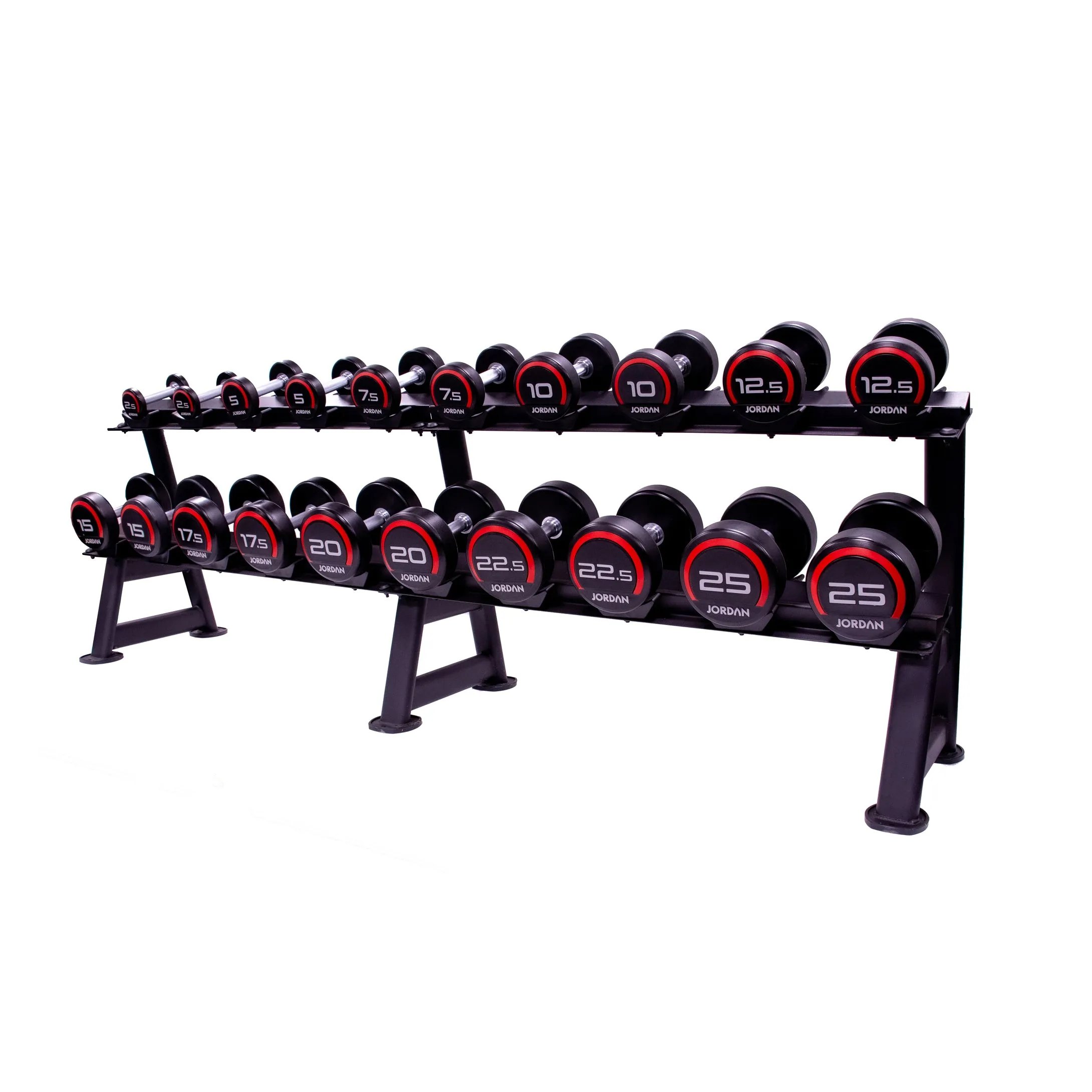 JORDAN 12 Pair Dumbbell Rack (2 tier)