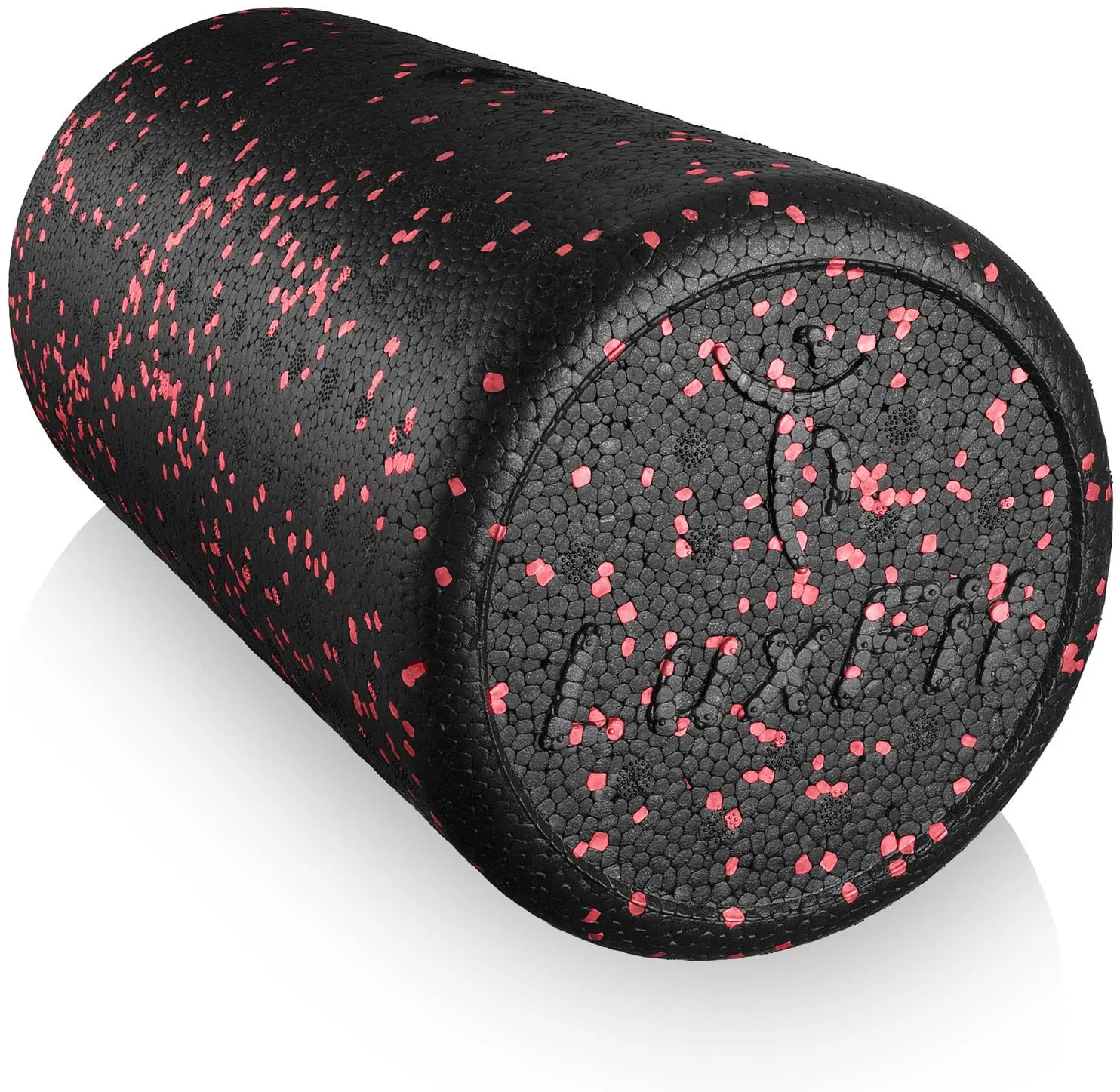 LuxFit Foam Roller, Speckled Foam Rollers for Muscles '3 Year Warranty' with Free Online Instructional Video Extra Firm High Density for Physical Therapy, Exercise, Deep Tissue Muscle Massage