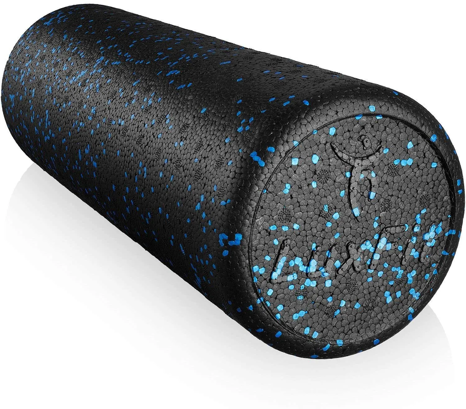 LuxFit Foam Roller, Speckled Foam Rollers for Muscles '3 Year Warranty' with Free Online Instructional Video Extra Firm High Density for Physical Therapy, Exercise, Deep Tissue Muscle Massage