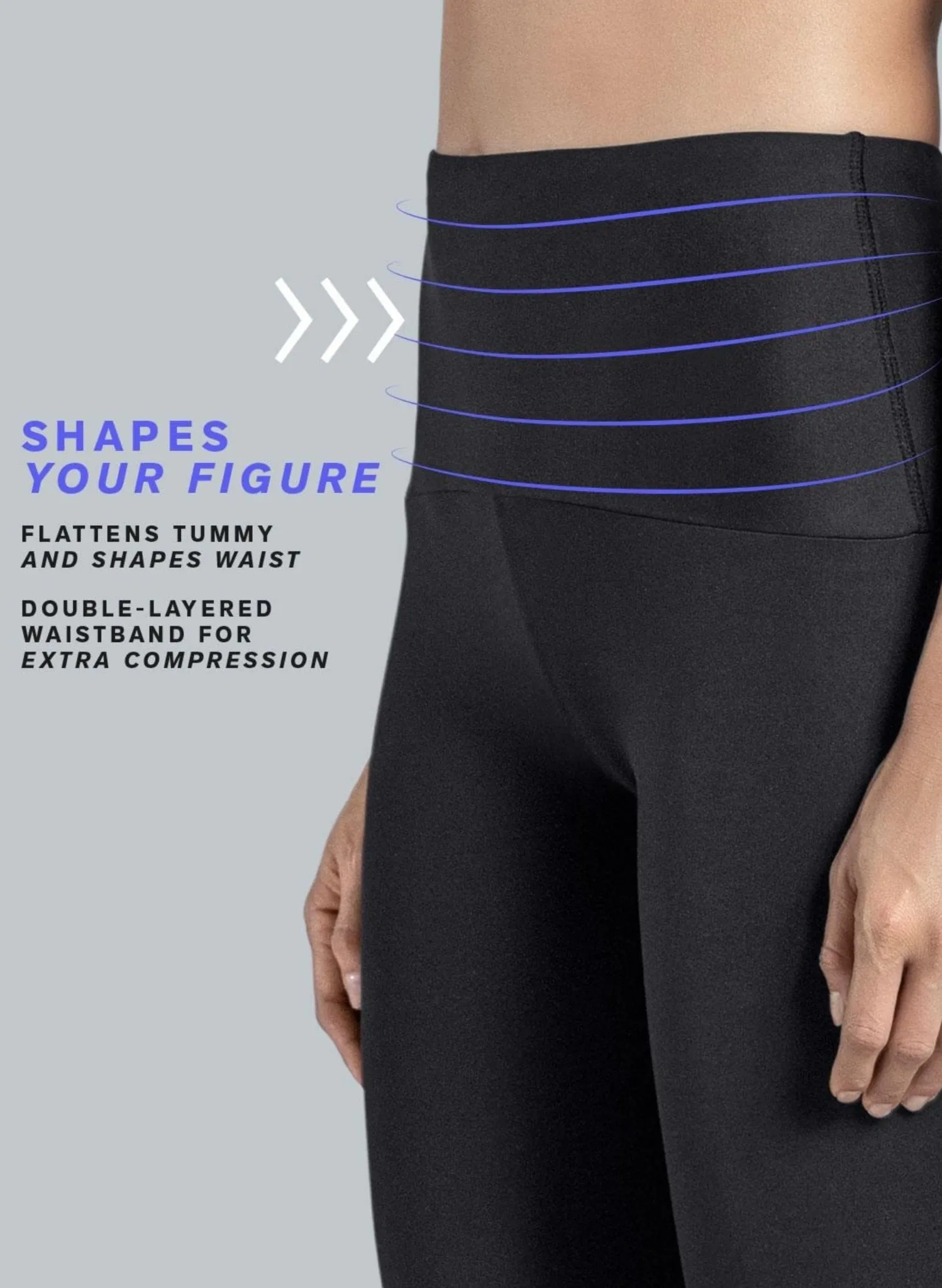 Mid-Rise Moderate Compression Butt Lift Legging - ActiveLife