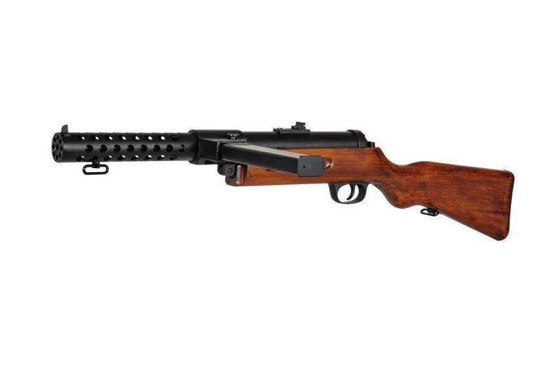 MP18 WW1 airsoft gun replica - real wood