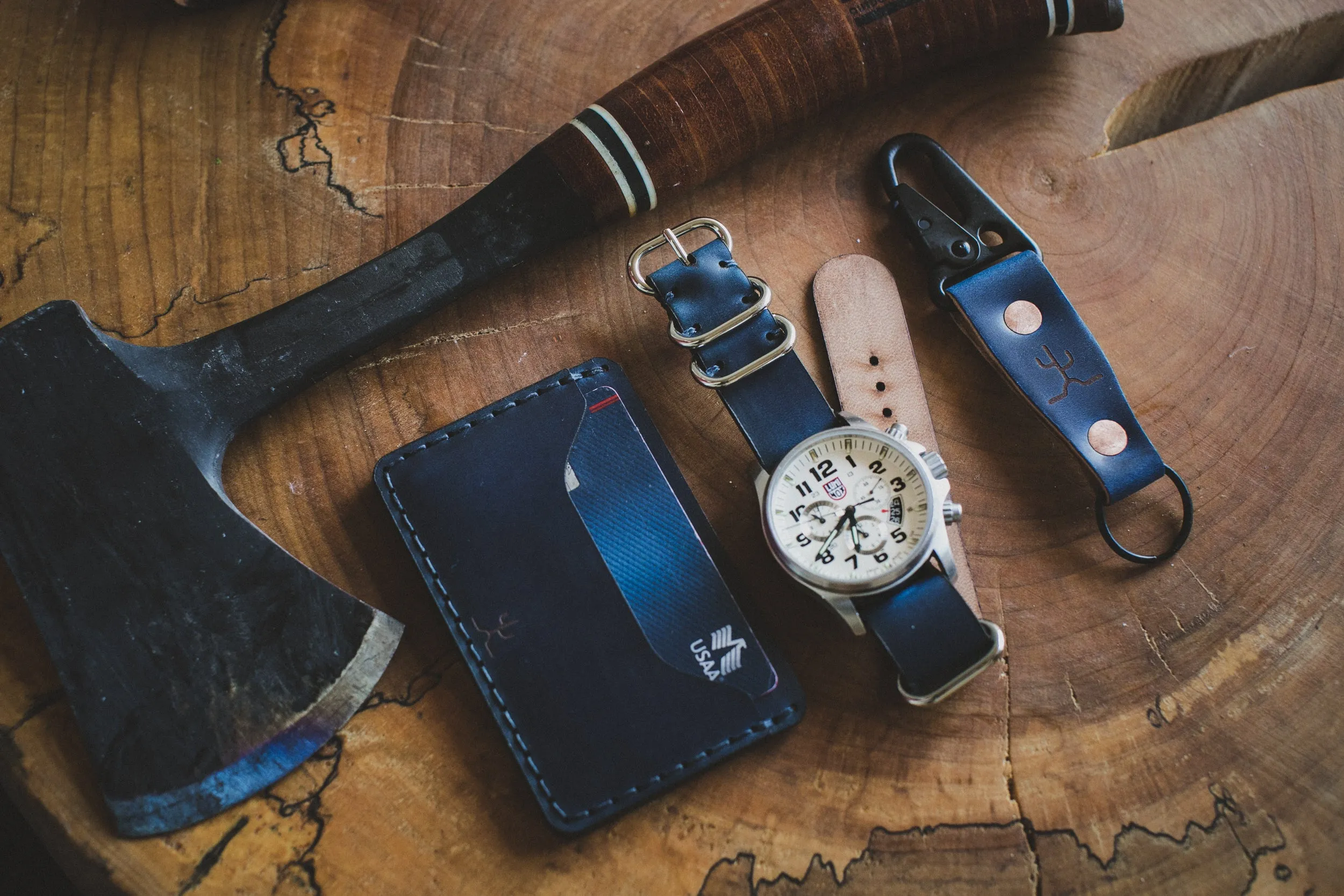 NATO Watch Strap // Indigo Cordovan