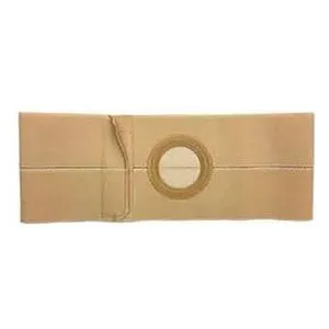 Nu-Form Beige Support Belt 2-3/4" Center Belt Ring 5" Wide 36" - 40" Waist Large, Cool Comfort Elastic