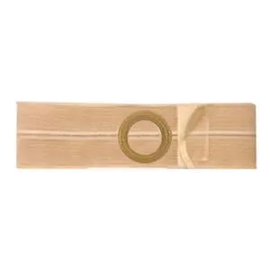 Nu-Form Beige Support Belt 2-5/8" Center Opening 4" Wide 28" - 31" Waist Small Cool Comfort Elastic