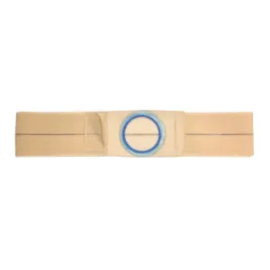 Nu-Hope Support Belt, Original Flat Panel, 2-5/8" Center Stoma, 5" Wide, Medium (32" to 36" Waist), Beige