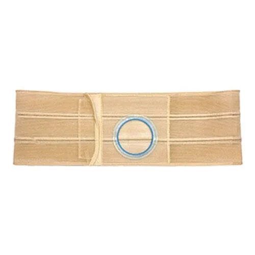 Nu-Hope Support Belt, Original Flat Panel, 3-1/2'' Stoma, 6'' Wide, Left, 1'' From Bottom, 2XL (47'' to 52'' Waist), Beige