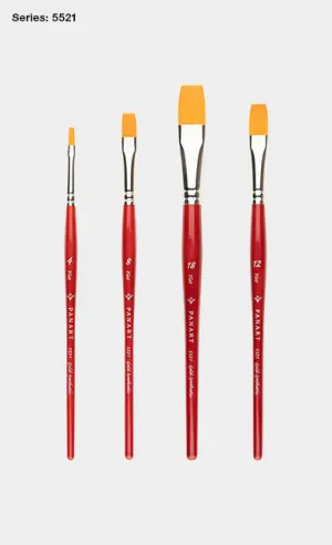 PANART CAMPUS SYNTHETIC FLAT SH BRUSH 521-18