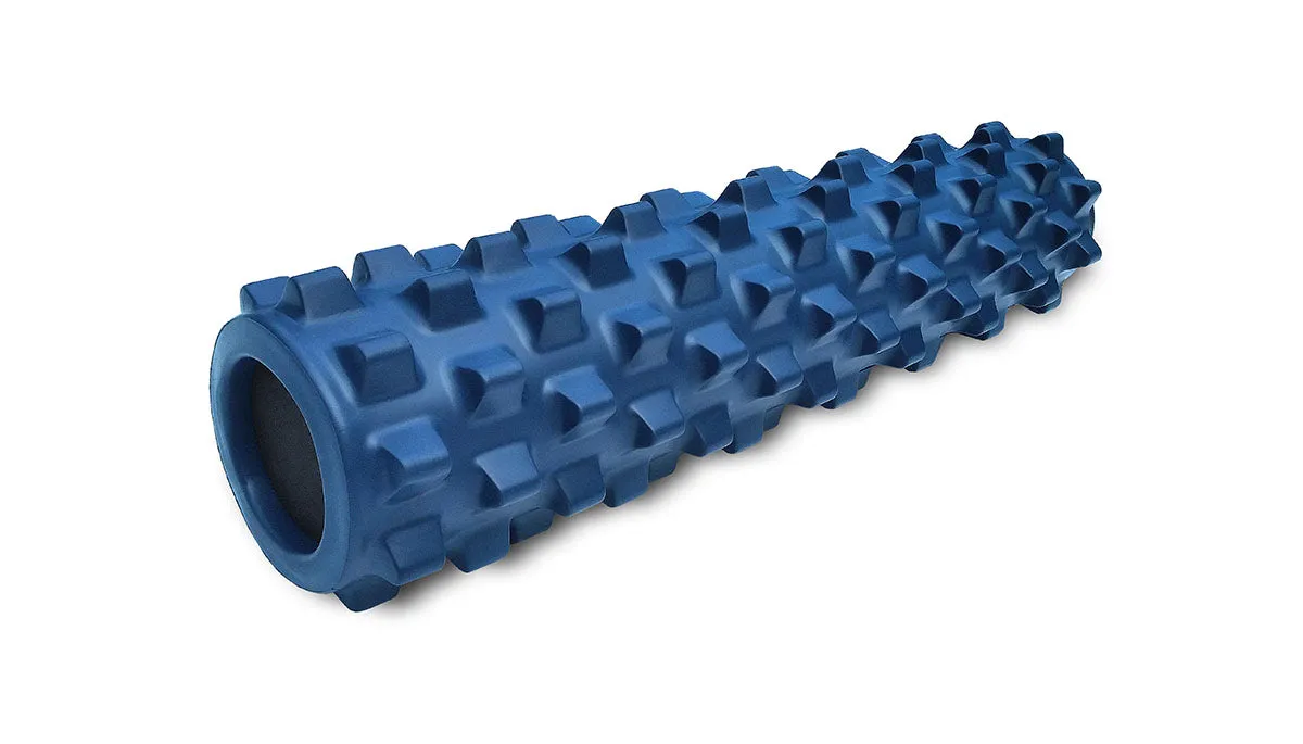 RumbleRoller , 5" x 22", medium, firm, blue