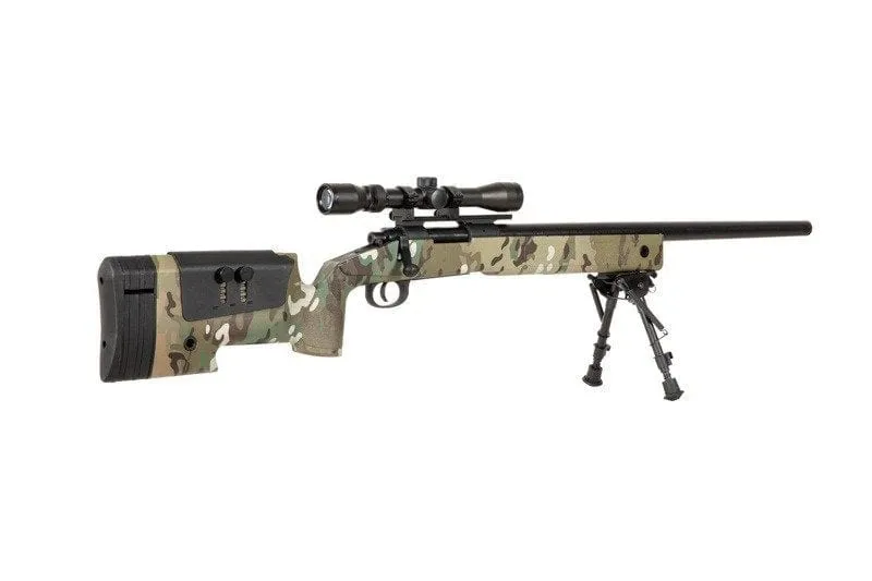 SA-CORE ™ S02 High Velocity Replica Sniper Rifle with Scope and Bipod - MC