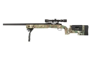 SA-CORE ™ S02 High Velocity Replica Sniper Rifle with Scope and Bipod - MC