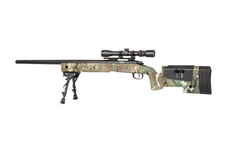 SA-CORE ™ S02 High Velocity Replica Sniper Rifle with Scope and Bipod - MC