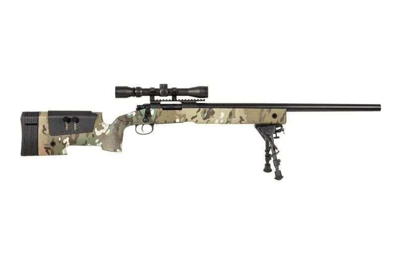 SA-CORE ™ S02 High Velocity Replica Sniper Rifle with Scope and Bipod - MC