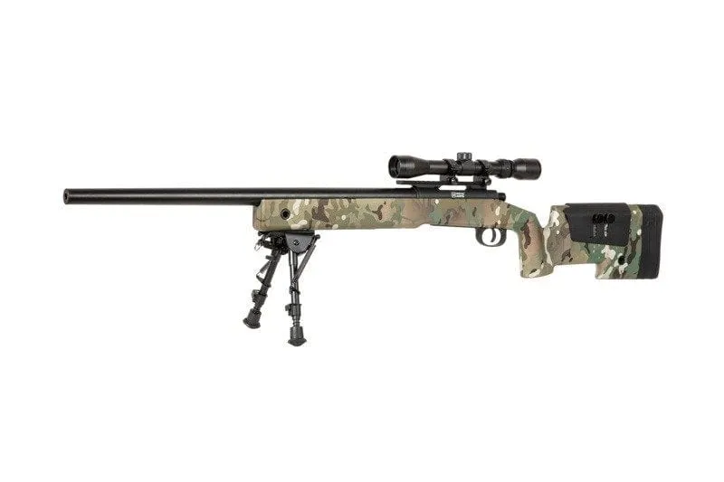 SA-CORE ™ S02 High Velocity Replica Sniper Rifle with Scope and Bipod - MC