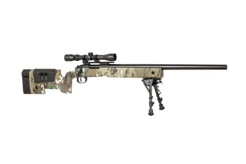 SA-CORE ™ S02 replica sniper rifle with scope and bipod - MC