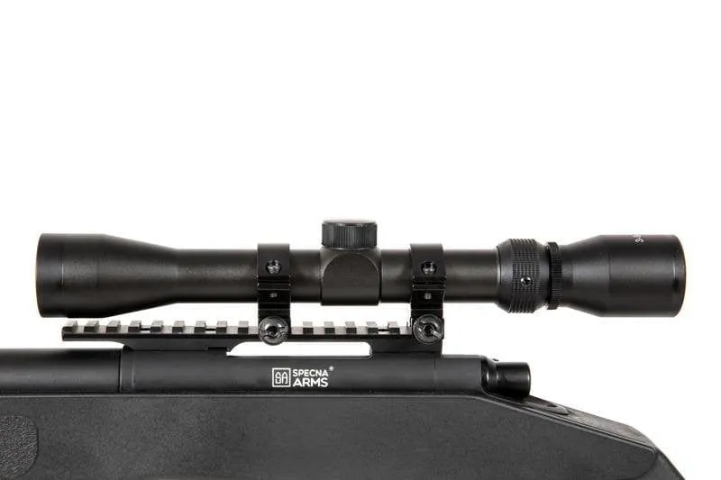 SA-CORE ™ S03 replica sniper rifle with scope and bipod - black