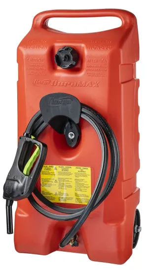 Scepter Flo n' go DuraMax 06792 Fuel Caddy, 14 gal, HDPE, Red :EA: QUANTITY: 1