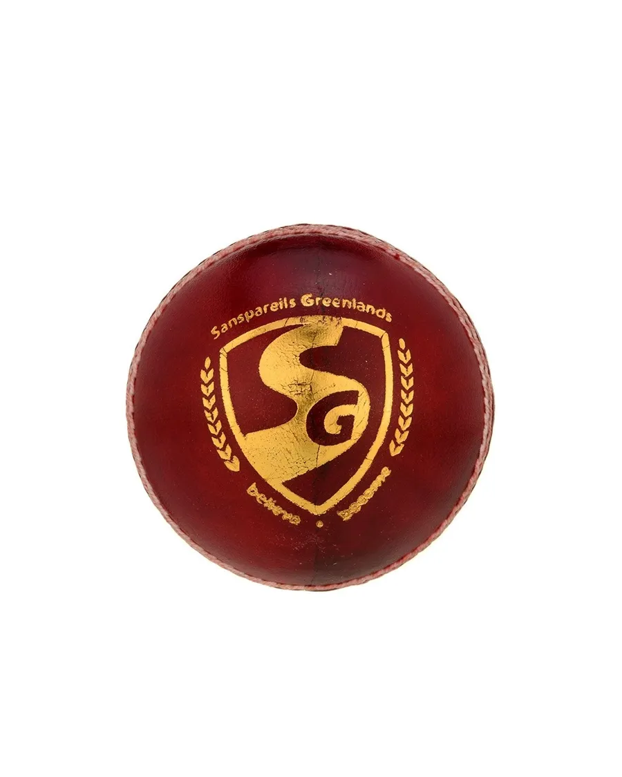 SG Club™ High Quality Four-Piece Water Proof Cricket Leather Ball