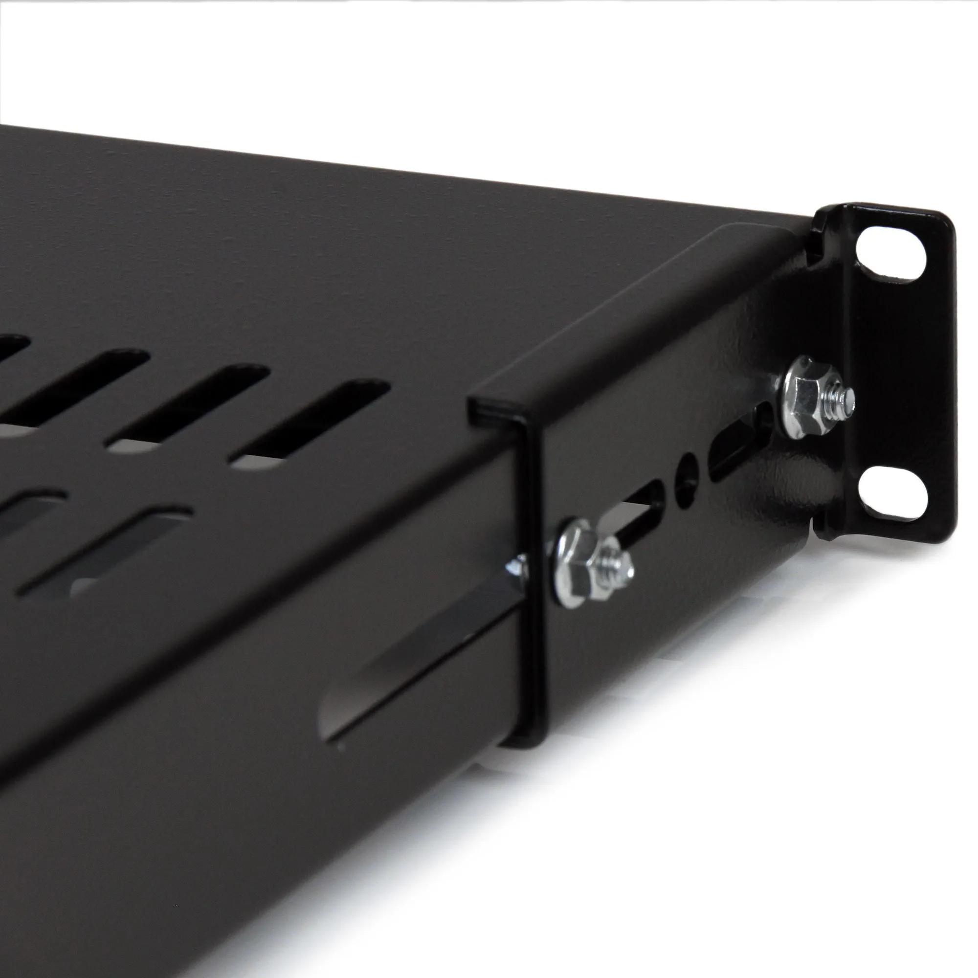 Startech.Com 1U Adjustable Vented Server Rack Mount Shelf - 175Lbs - 19.5 To 38In Deep Universal Tray For 19" Av/ Networ