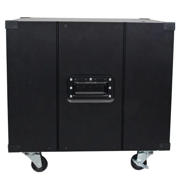 Startech.Com 9U Open Frame Rack With Wheels - 4 Post 23" Deep Portable Open Frame Cabinet For 19" Network, Data & Server