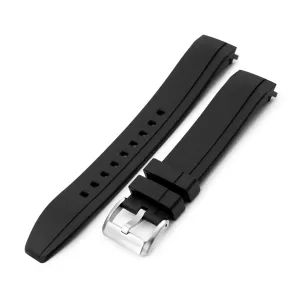 StrapXPro Lite - MX1A Rubber Strap for New Seiko Monster 4th Gen., Black