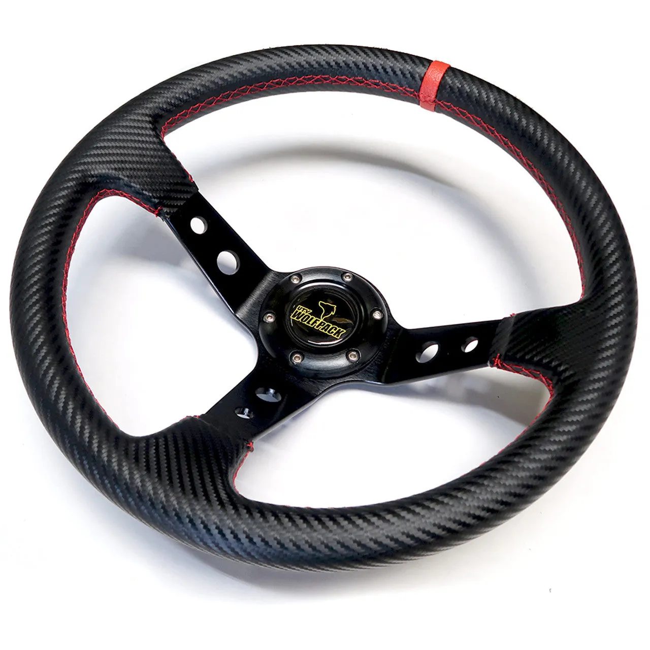 UTV Wolfpack Steering Wheel Carbon Fiber Deep Dish