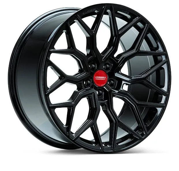 Vossen HF-2 20x12 / Super Deep Face - Gloss Black Wheel