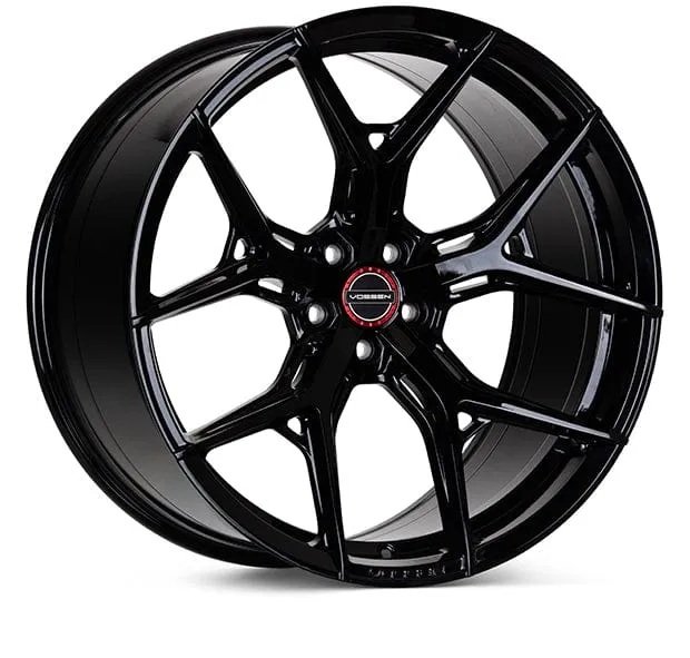 Vossen HF-5 19x10.5 / 5x114.3 / ET30 / Deep Face / 66.1 - Gloss Black Wheel