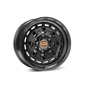 Warn Jackhammer Wheel - 17 x 8.5 in - 4.720 in Backspace - 6 x 5.50 in Bolt Pattern - Black